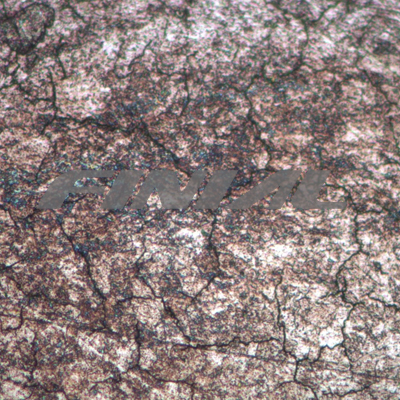 金属裂纹400X显微图片